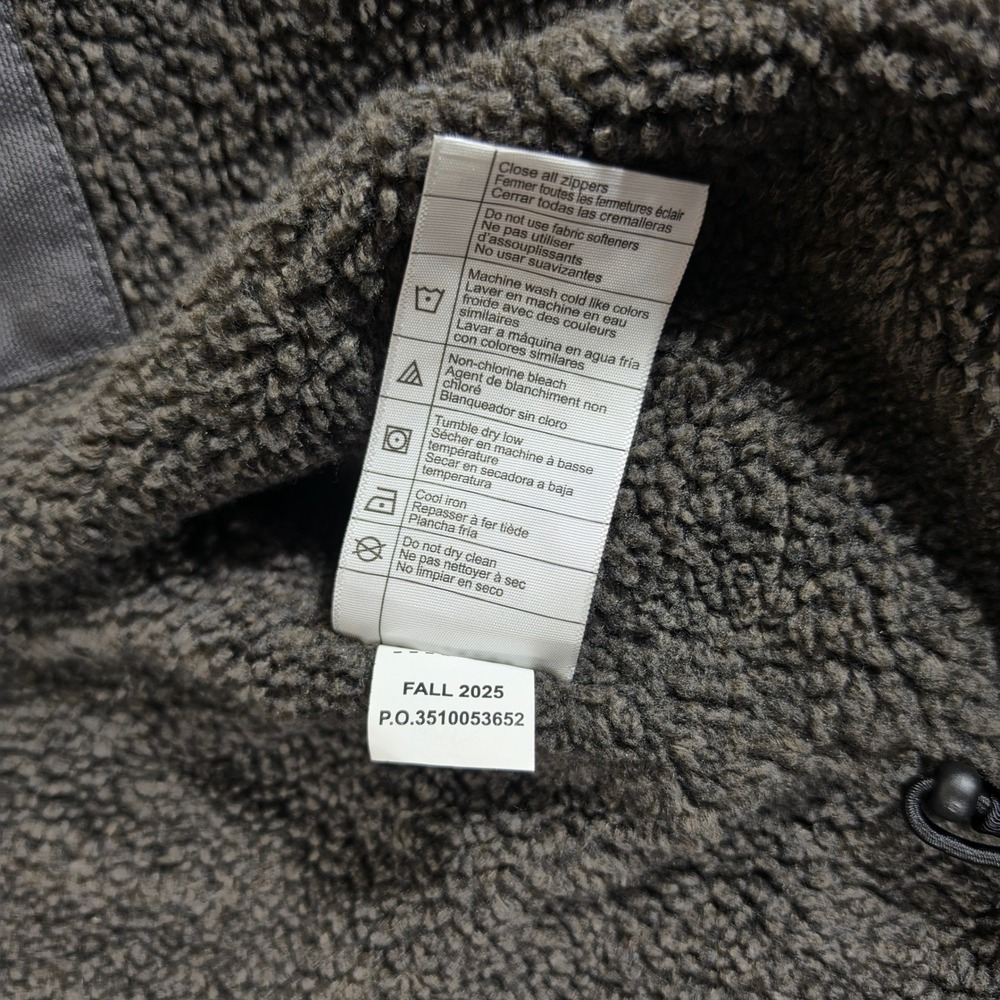 NWT Carhartt Duck Bartlett Sherpa Lined Jacket Hooded Gray Mens Size XL Workwear - Picture 11 of 11